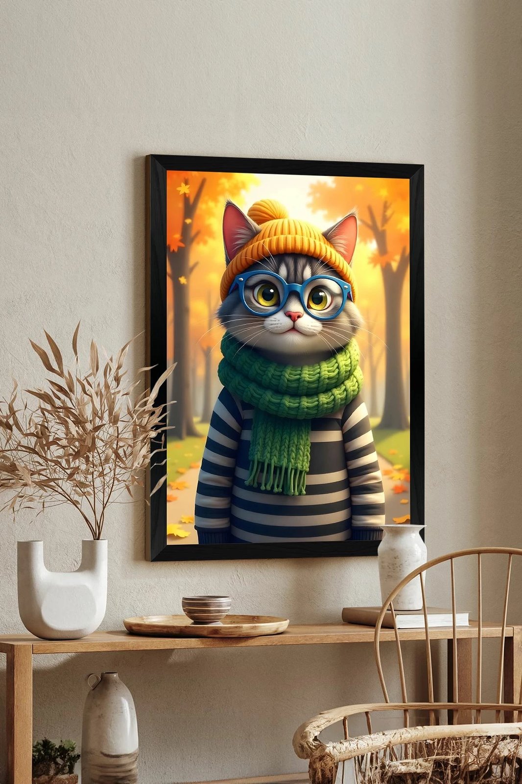 Pikturë dekorative Wallity, Arthynmodel3348-18, shumëngjyrëshe, 33x48cm