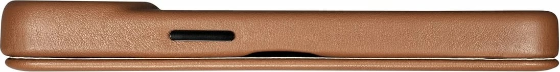 Mbështjellës iCarer CE Premium lëkurë për iPhone 14 Pro, MagSafe, kafe