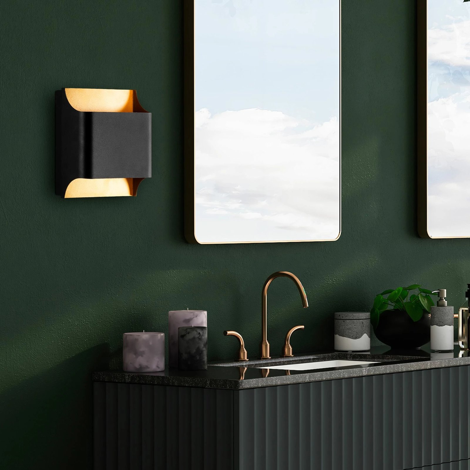 Llambë muri Opviq, Bera - 15301, ngjyrë e zezë Llambë muri Opviq, Bera - 15301, ngjyrë e zezë