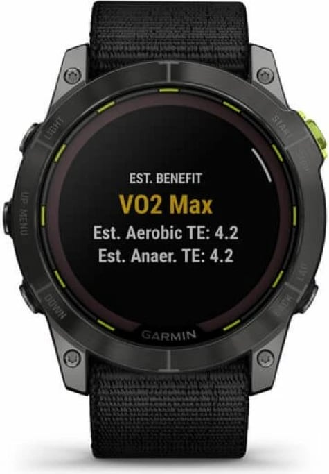 Orë sportive Garmin unisex, e zezë