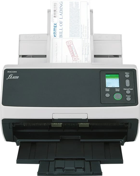 Skaner dokumentesh Fujitsu Ricoh fi-8190, 600x600 DPI, 90ppm, ADF, i zi/gri Skaner dokumentesh Fujitsu Ricoh fi-8190, 600x600 DPI, 90ppm, ADF, i zi/gri