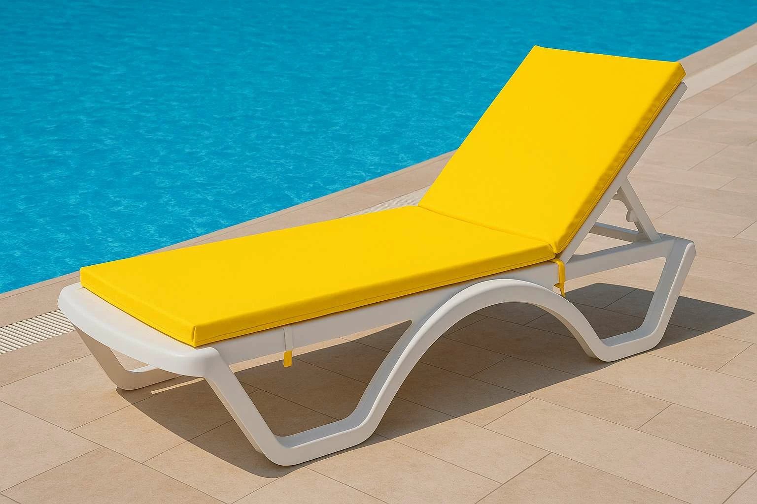 Jastëk për shezlong, ngjyrë e verdhë, Sunny