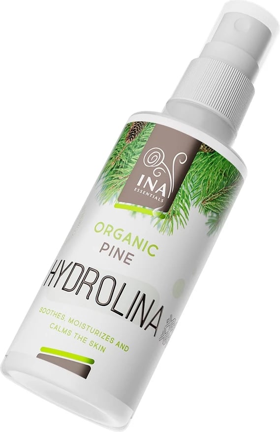 Ujë hidrolina organik për trup INA ESSENTIALS Pine, 150ml