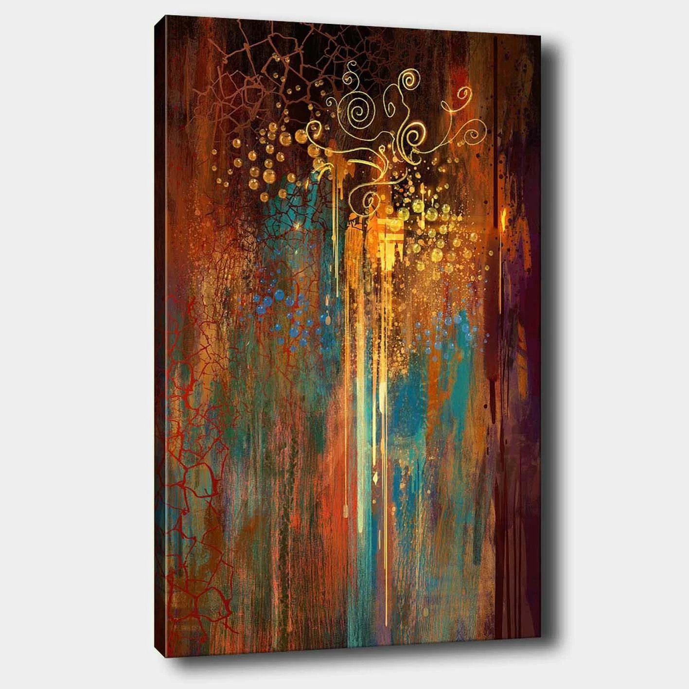 Pikturë dekorative në kanavacë, shumëngjyrëshe, 70x100cm, Wallity, 221709259_70100