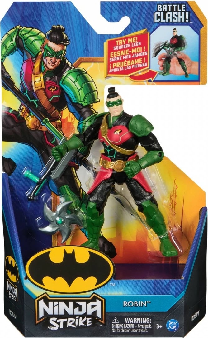 figurë aksioni, Spin Master Batman 6072755 Ninja Strike Battle Clash 15 cm plastikë, me aksesorë, asortiment 1 copë