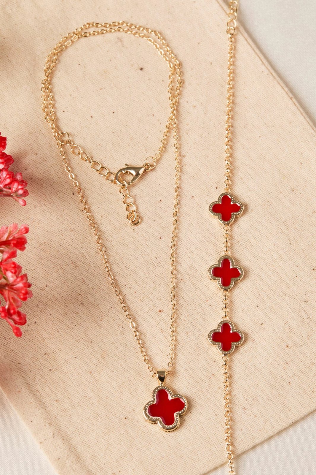 Set varëse dhe byzylyk metalik, ngjyrë ari, Elika, CSET9832