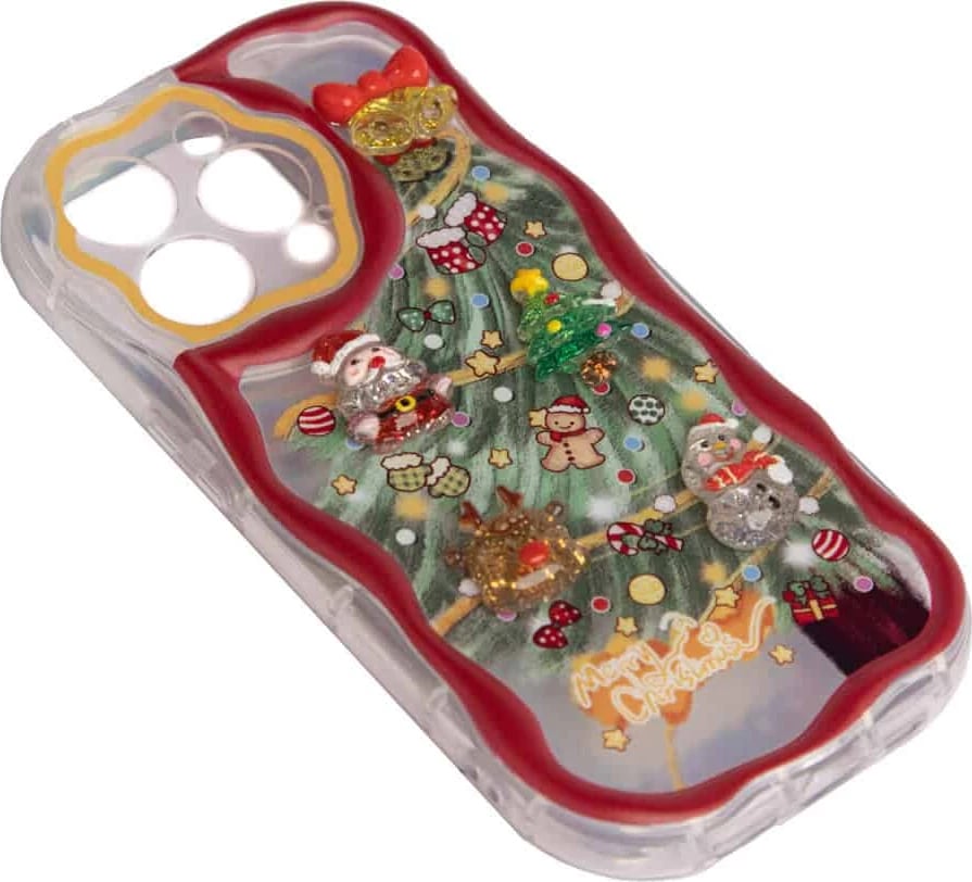 Fotroll për telefon IP14PRO TECH TIME Christmas Edition Cherry Red