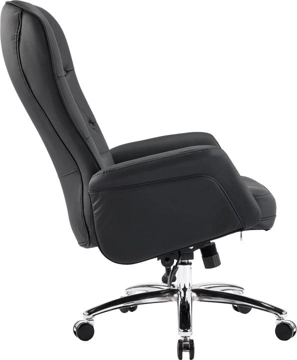 Karrige menaxheri për zyre, ngjyrë e zezë, Kaline, 69x79x115-123cm