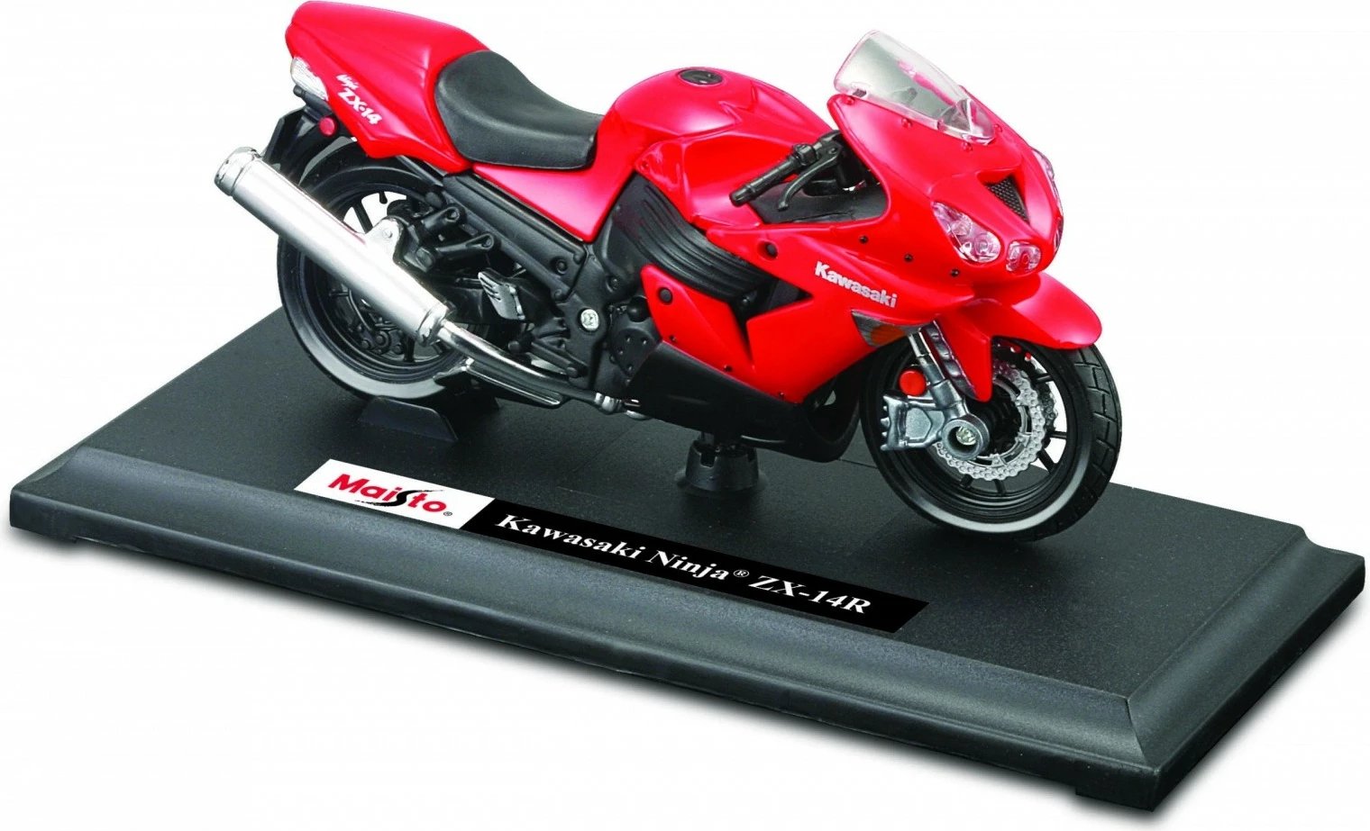 Model motor Maisto Kawasaki Ninja ZX-14, 1:18, Kuqe