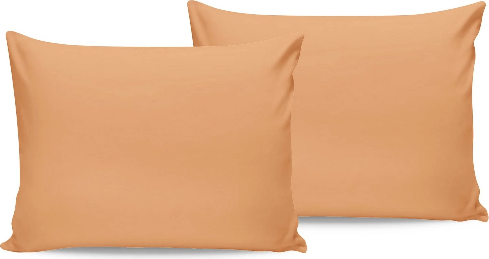 Set këllëfësh jastëku (2 copë), L'Essentiel Linge de Maison, portokalli i zbehtë