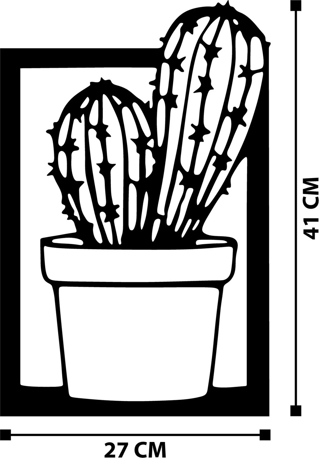 Aksesor dekorativ metalik për mur, Wallity, Kajmer, ngjyrë e zezë, 27x41cm