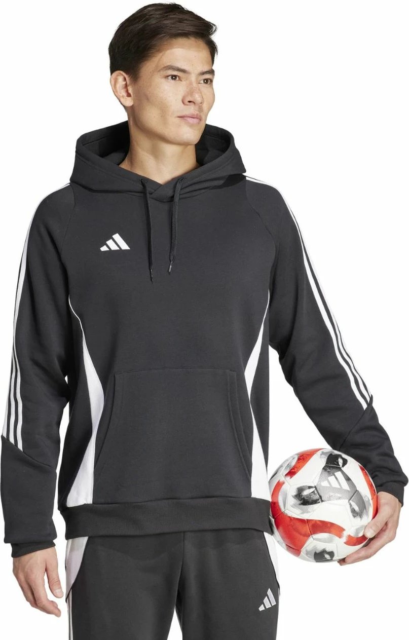 Duks me kapuç për meshkuj adidas, i zi