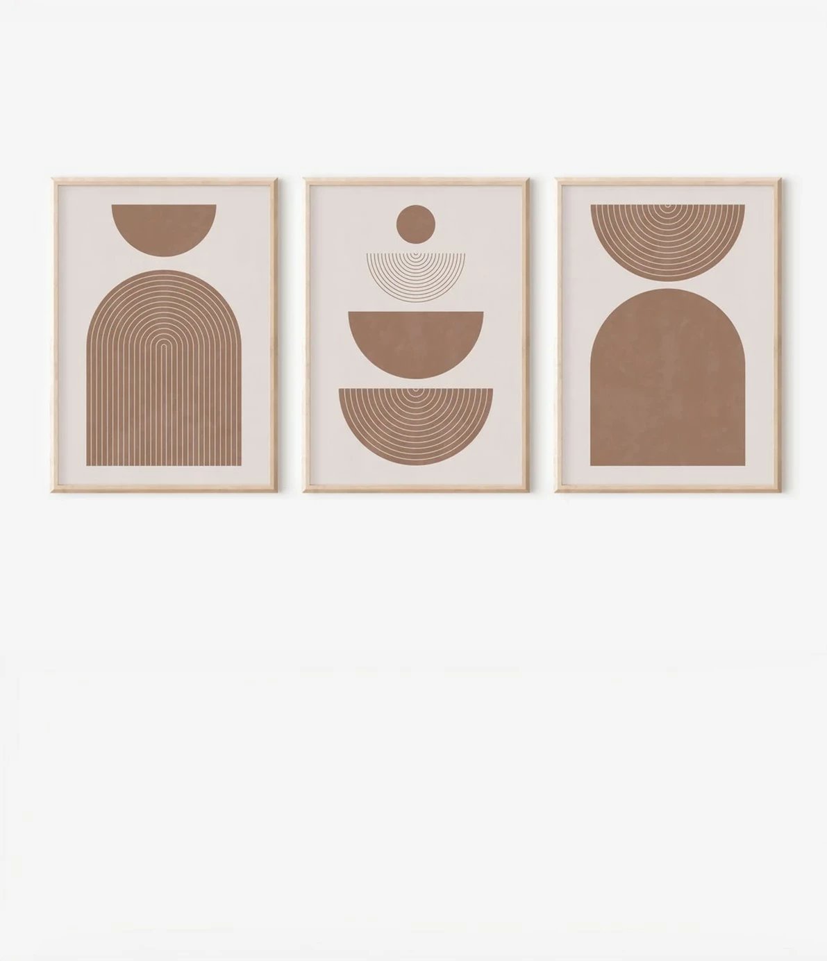 Pikturë dekorative me kornizë (3 copë), Wallity, 3Dartsohoset43