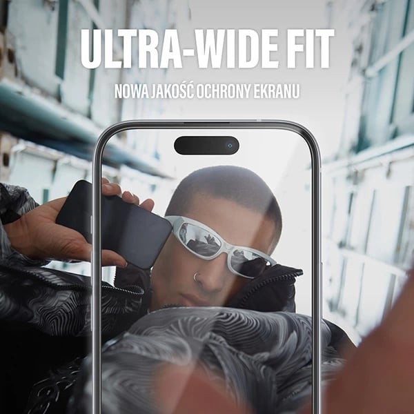 Xham mbrojtës PanzerGlass SAFE Ultra-Wide Fit për iPhone 15 Plus