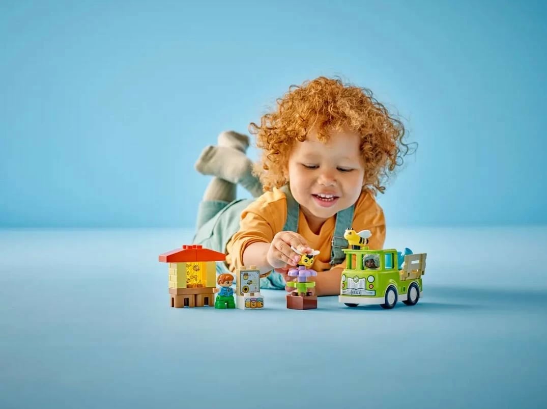 Set lodrash LEGO DUPLO 10419 Bee Care and Hives, 22 pjesë, plastikë, për fëmijë 2+ Set lodrash LEGO DUPLO 10419 Bee Care and Hives, 22 pjesë, plastikë, për fëmijë 2+