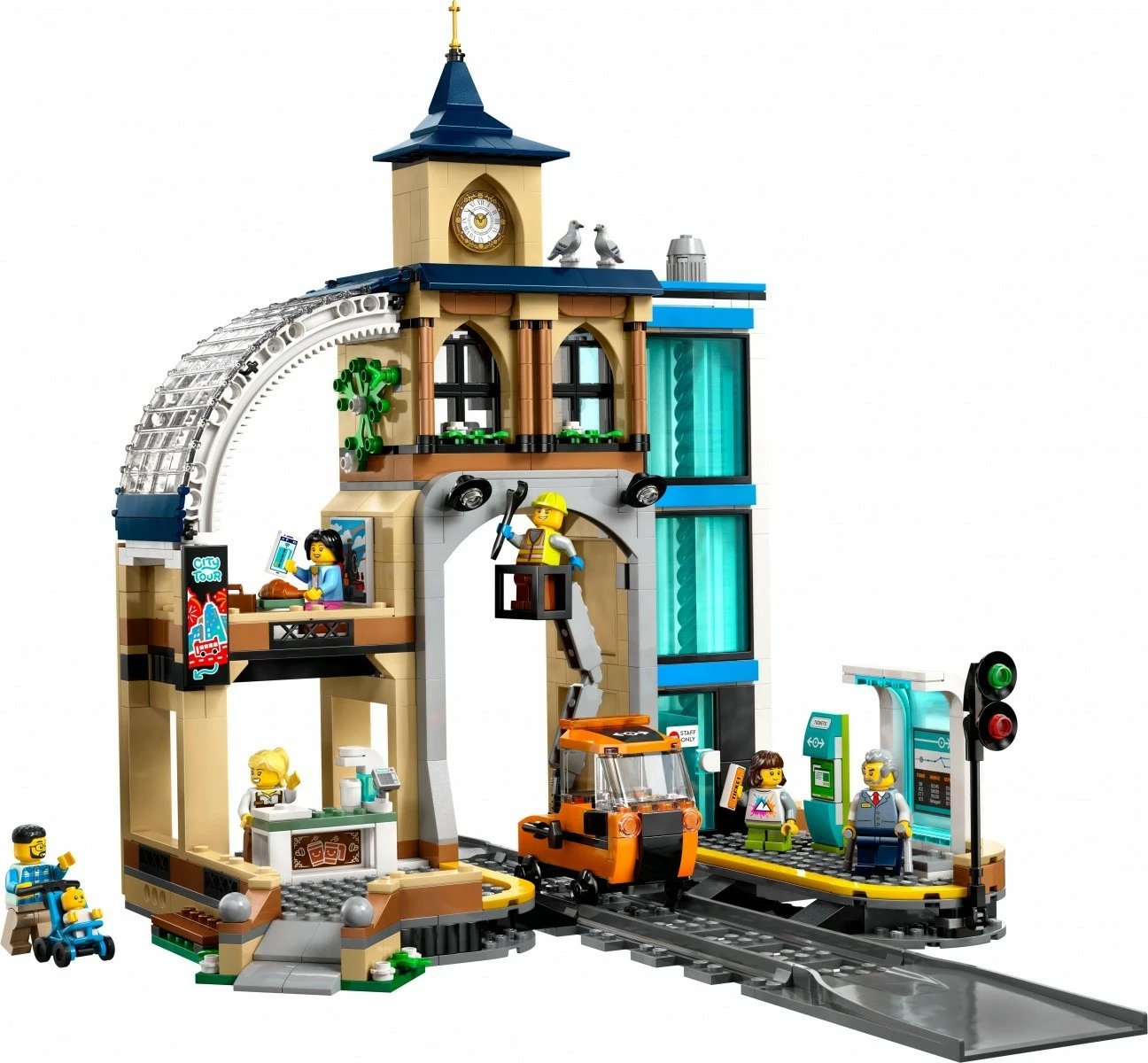 Set ndërtimi LEGO City Central Train Station 60469, 752 pjesë