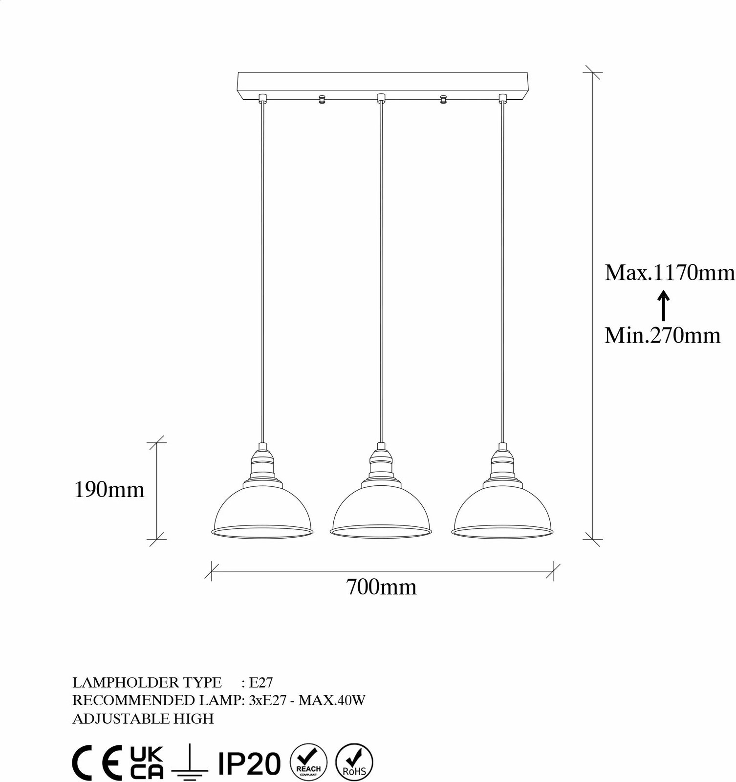 Llambë tavani Opviq, Varzan - 10860, metalike, ngjyrë e zezë, antike