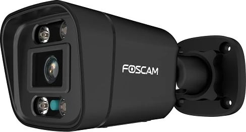 Kamerë sigurie Foscam V8EP, IP, 8MP, PoE, detektim personash/automjetesh, dy-drejtim audio, e zezë
