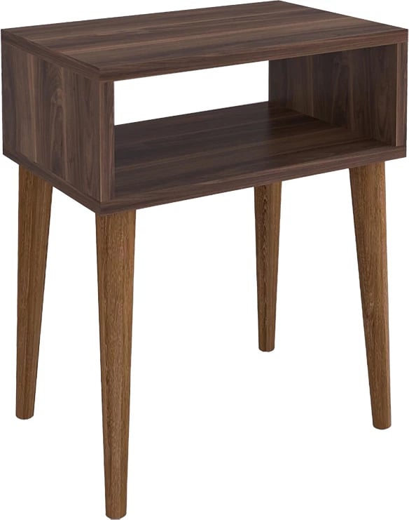 Komodinë nate Hank, ngjyrë arre, 45x30x60cm