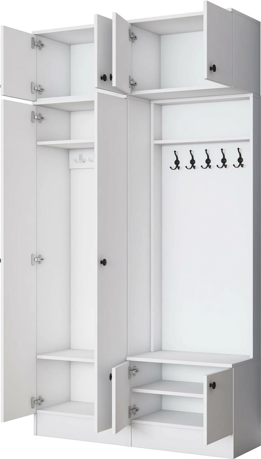 Stendë për korridor, ngjyrë e bardhë, Skye Decor, EA145 - 3841