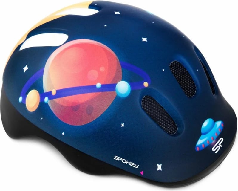 Kaskë biciklete për fëmijë Spokey Space Jr, blu marine