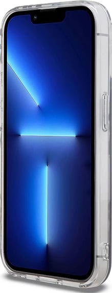 Mbështjellës DKNY IML Checkered Mono Pattern për iPhone 15 Pro Max, i zi