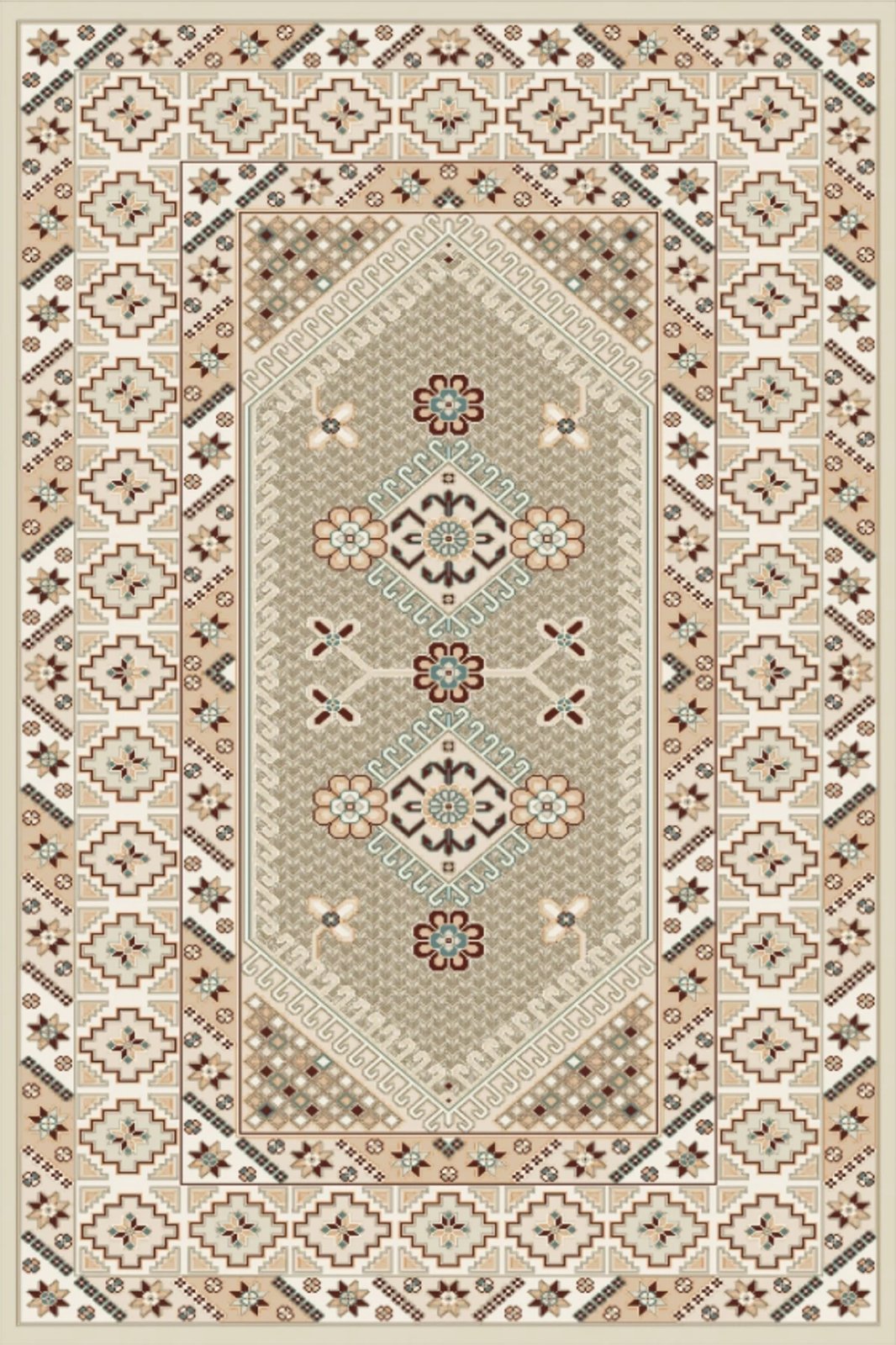 Qilim për korridor, shumëngjyrësh, Conceptum Hypnose, CT-1068, 80x150cm