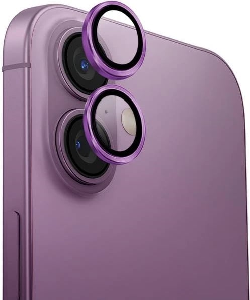 Mbështjellës alumini për kamera UNIQ Optix, për iPhone 16 / iPhone 16 Plus, Rozë