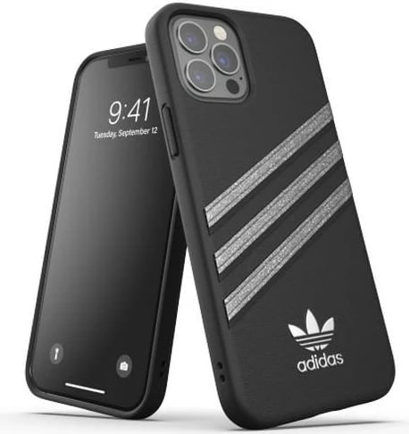 Mbështjellës Adidas OR Moulded Case Woman për iPhone 12/12 Pro, e zezë
