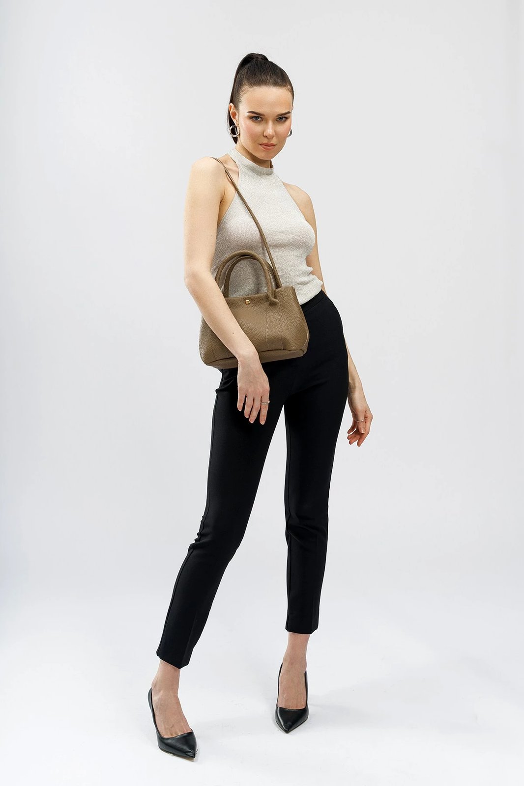 Çantë krahu Lucky Bees, ngjyrë rosë e errët (Dark Mink), 1295 Ros