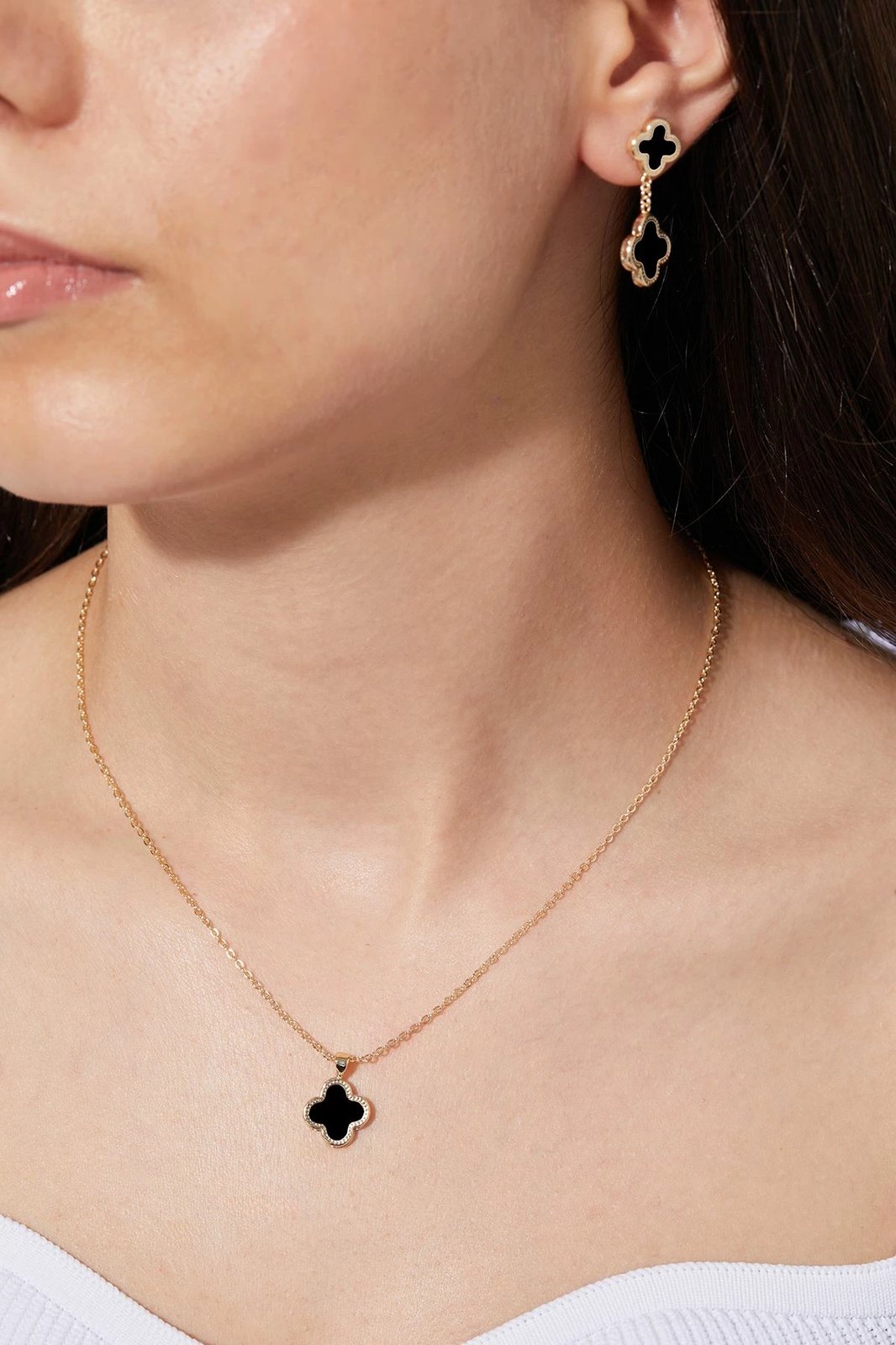 Set varëse metalike me vathë, ngjyrë ari, Elika, CSET9824 Set varëse metalike me vathë, ngjyrë ari, Elika, CSET9824