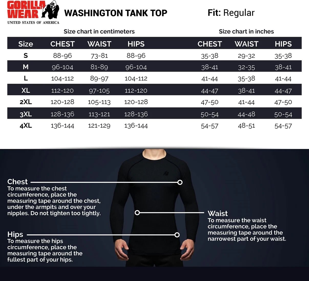 Washington Tank Top - Gray 