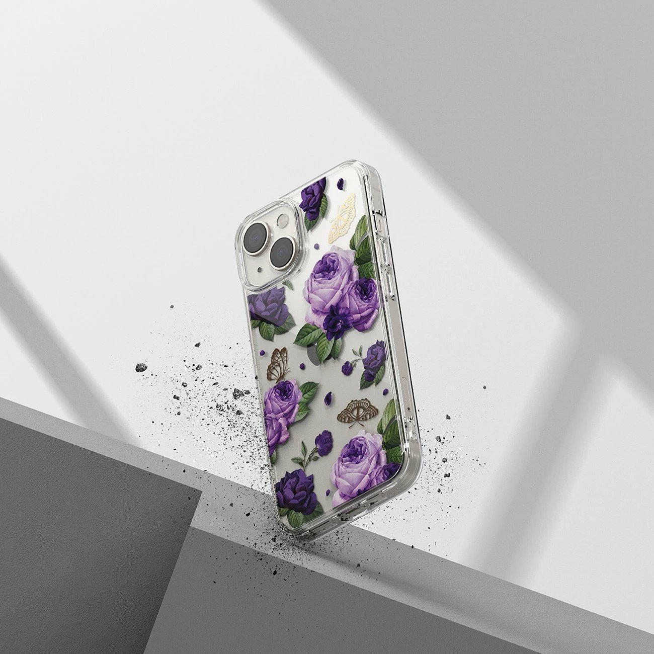 Mbështjellës Ringke Fusion Design për iPhone 14 Plus, FD637E29, transparent, vjollcë