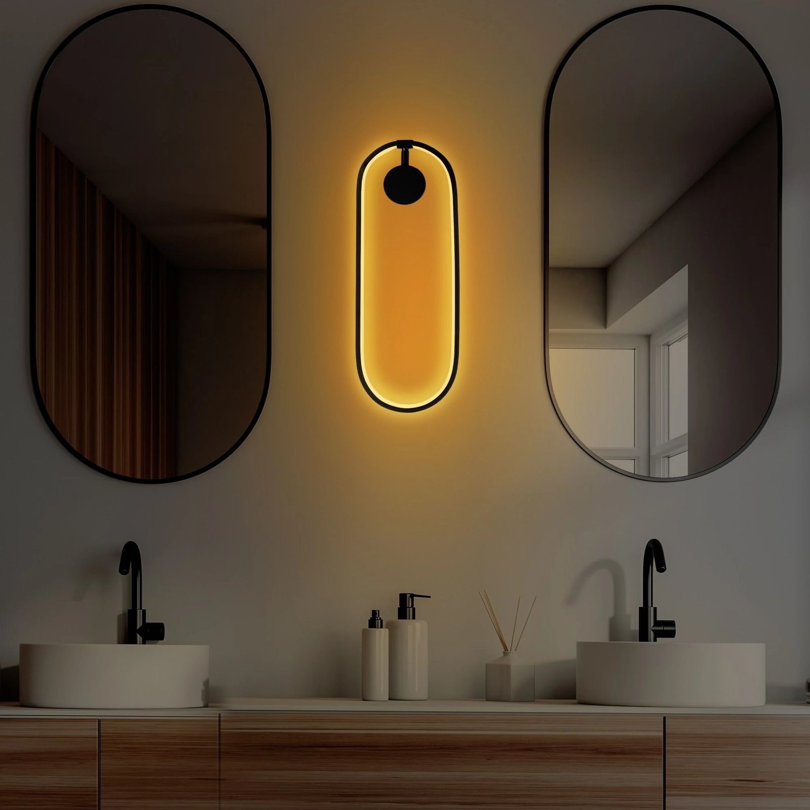 Llambë muri Opviq, Can - 13556, ngjyrë e zezë