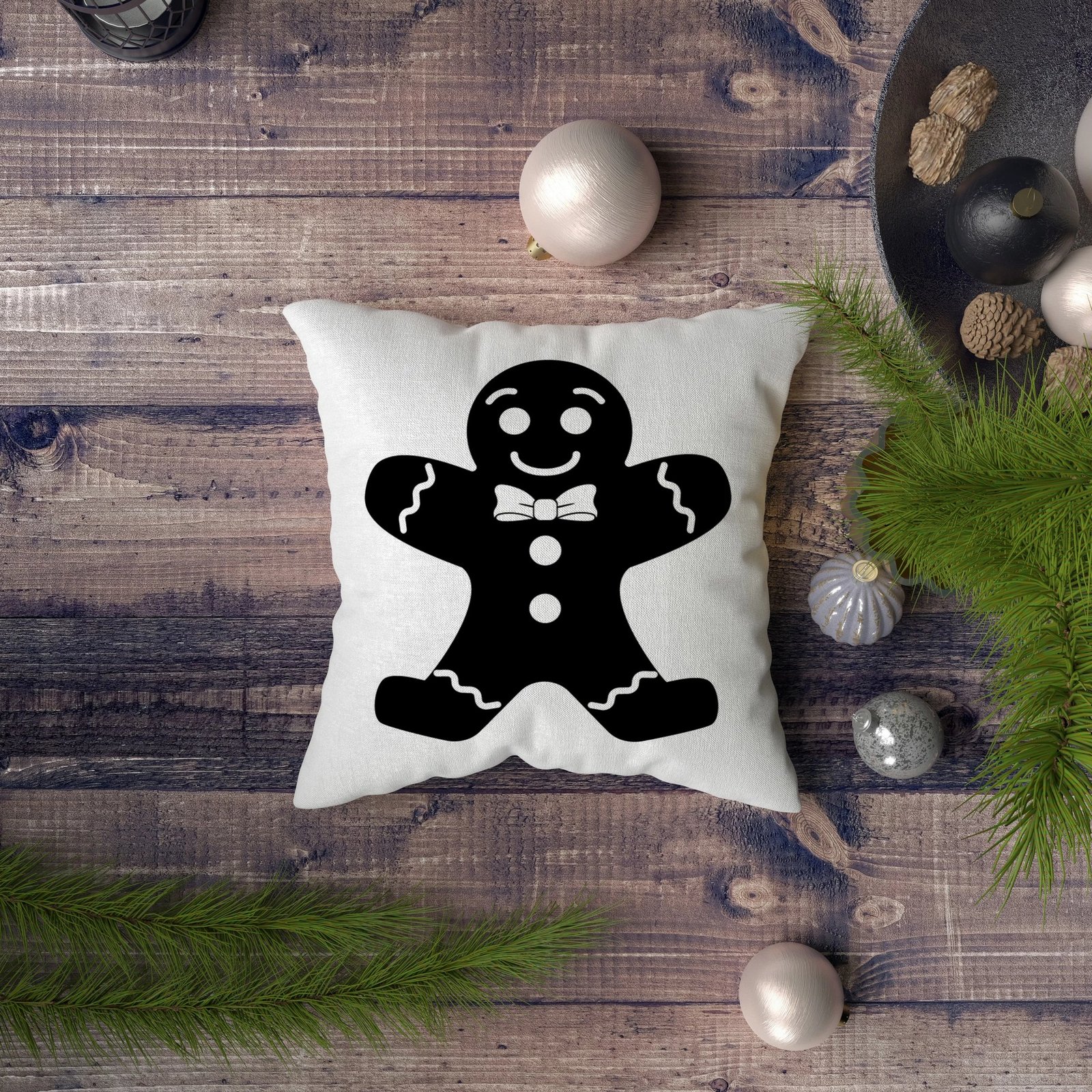 Jastëk dekorativ Aberto Design, NYXMAS130, shumëngjyrësh, 43x43cm