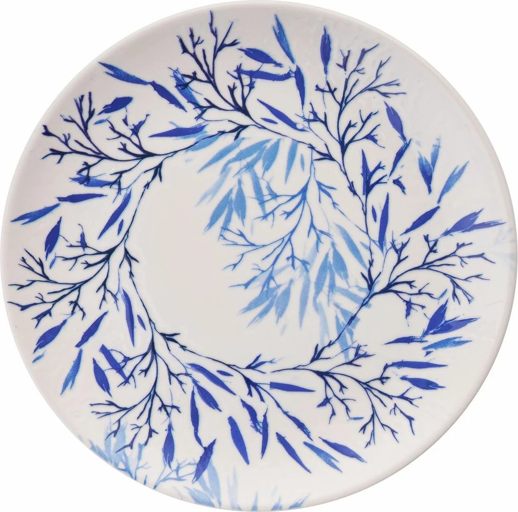 Set pjatash shërbimi (6 copë), Hermia Concept, ngjyrë kaltër Serv Ivy