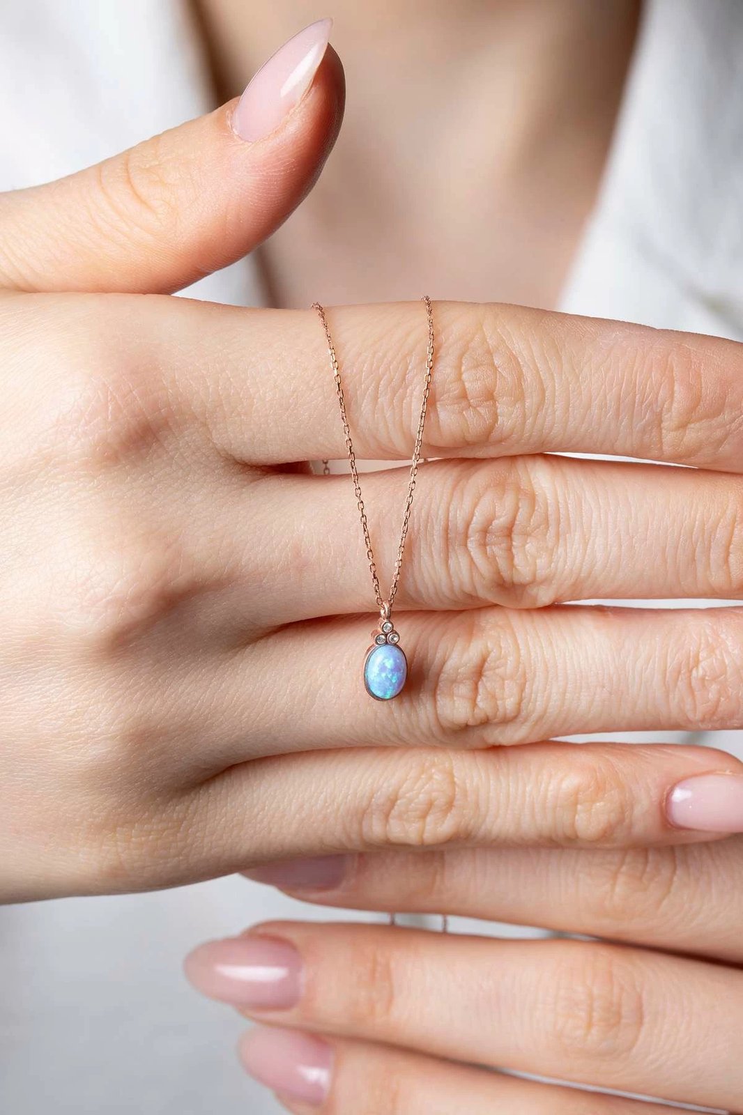 Qafore argjendi Jumeon, ngjyrë ari rozë, PP6627R