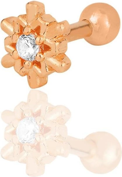 Piercing argjendi, ngjyrë rozë ari, Jumeon, SGTL12195