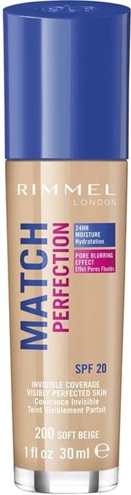 Rimmel Match Perfection Foundation 200 Soft Beige