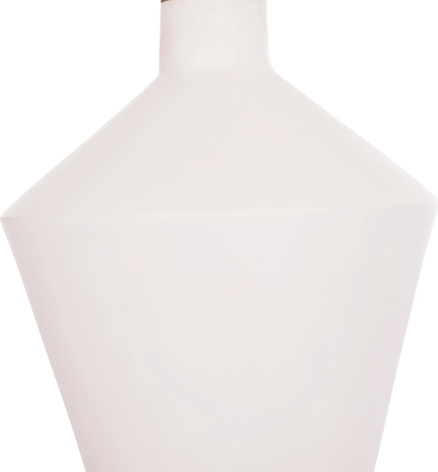 Vazo dekorative për dysheme NEBULA, fibër-cement, dru tik, e bardhë, Φ60x115cm