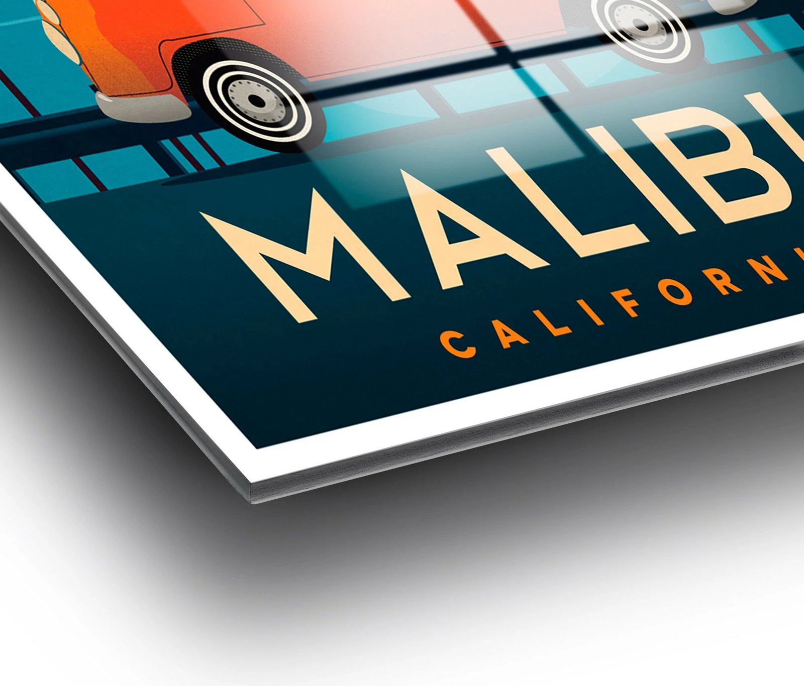 Pikturë dekorative prej xhami të temperuar, Wallity, UV-1008, 30x45cm