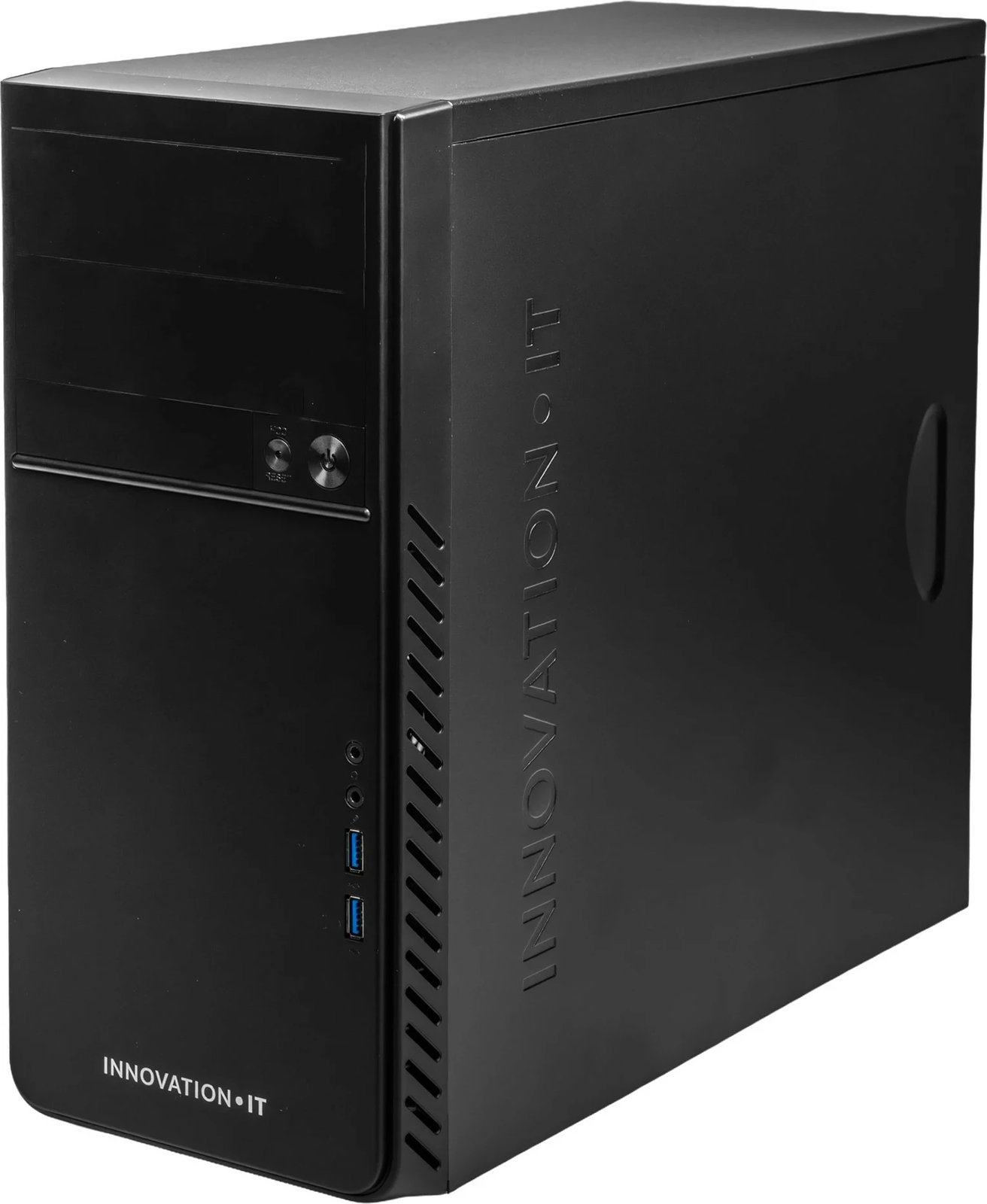 Kasë Innovation IT, Intel i3-14100, 16GB RAM, SSD 512GB, DVD-RW, e zezë