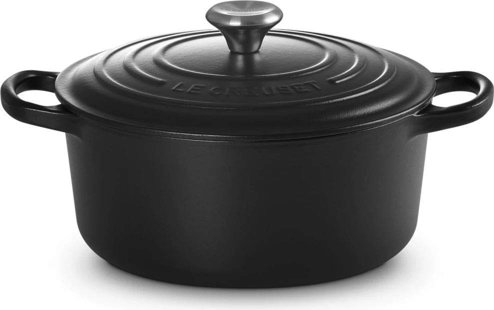 Tenxhere Le Creuset Signature 3.3L, gize, e zezë