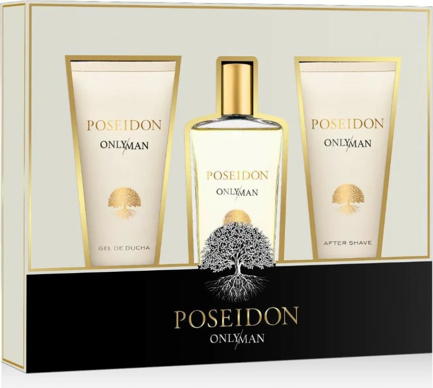 Set dhuratë për meshkuj Instituto Español Poseidon Only Man, Eau de Toilette 150ml + xhel dushi 100ml + after shave 100ml