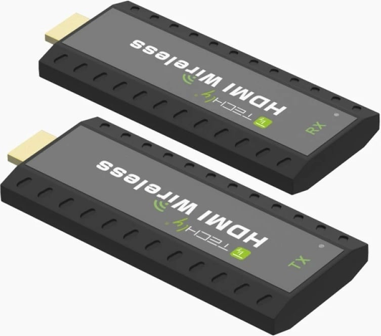 Wireless HDMI Extender Techly 365641, 1080p 60Hz, 5.8GHz, i zi, set