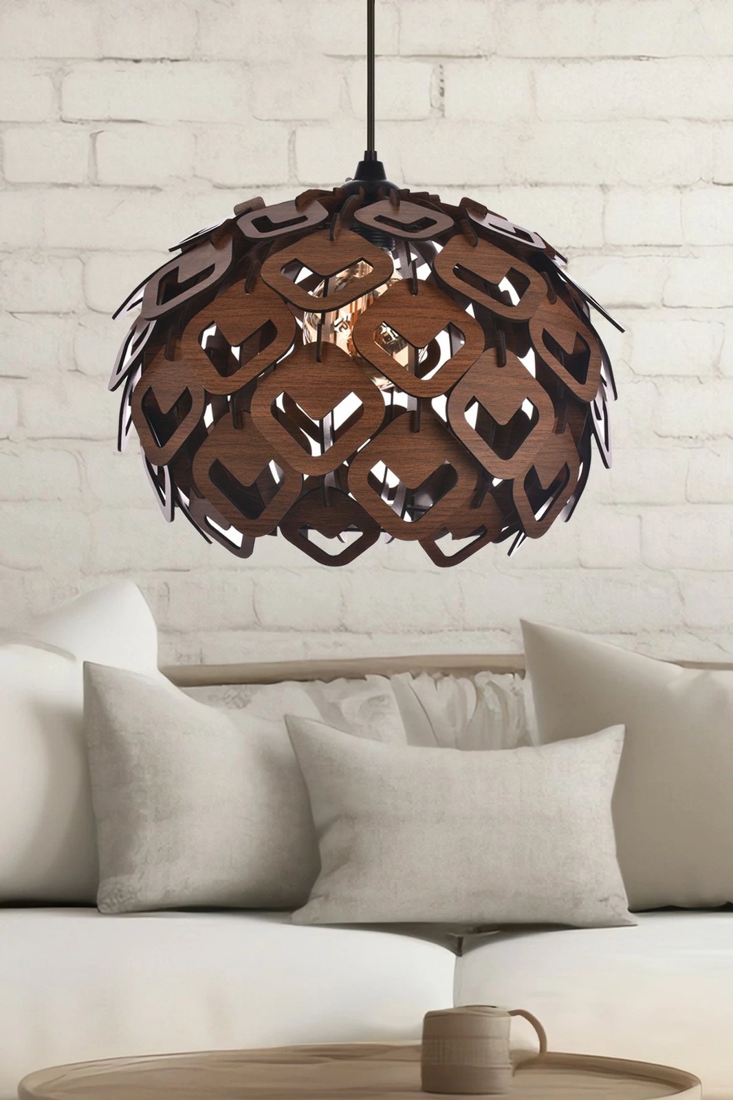 Llambë tavani Opviq, ngjyrë arre, UAV008