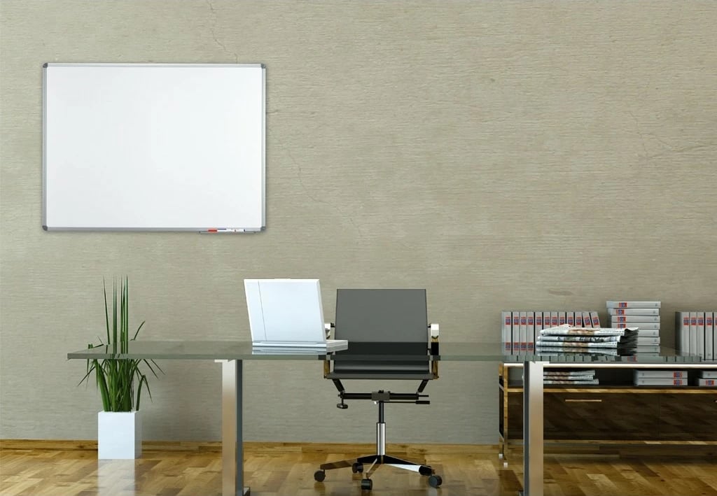 Tabelë magnetike MAUL 6452284, 1200x900mm, alumini, gri