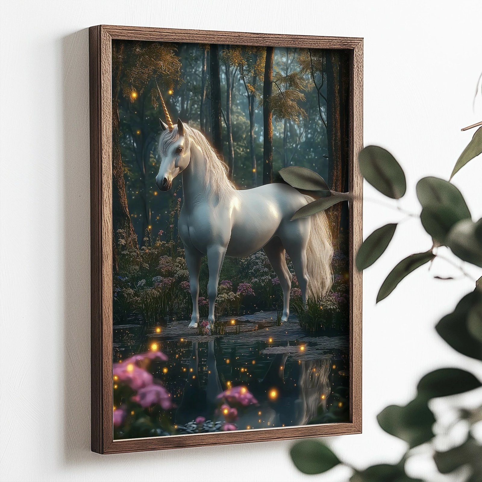 Pikturë dekorative me kornizë MDF, Wallity, TUN095-XL, shumëngjyrëshe, 50x70x3.5cm