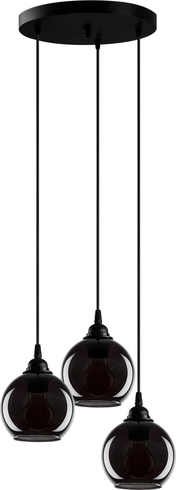 Llambë tavani industriale Opviq, ngjyrë fume, 011