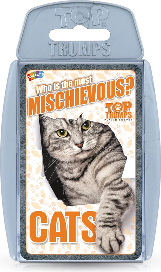 Cats - Who is the Most Mischievous? Top Trump Card Game